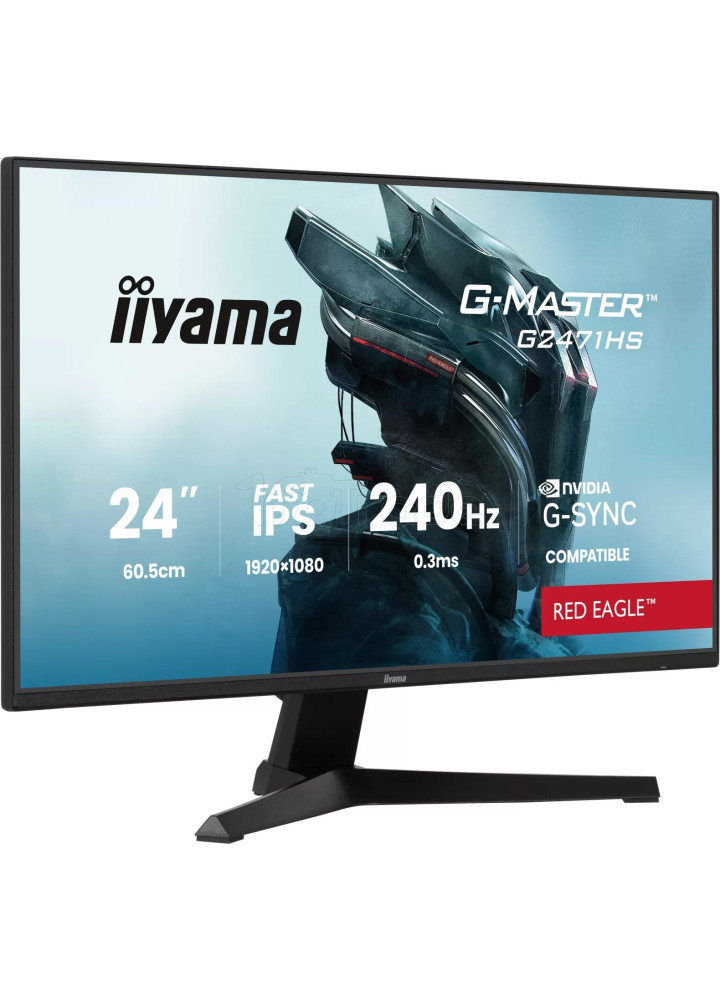 Écran 24" Iiyama G-Master Red Eagle G2471HS-B1 Full HD 240Hz (Noir)
