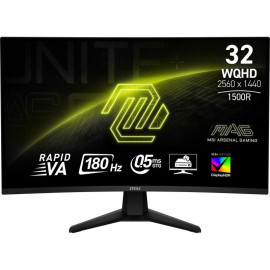 Écran MSI MAG 32CQ6F écran plat de PC 80 cm (31.5") 2560 x 1440 pixels Wide Quad HD Noir (9S6-3DC91M-001)