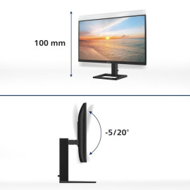 Écran Philips 27E1N1800AE/00 écran plat de PC 68,6 cm (27") 3840 x 2160 pixels 4K Ultra HD LED Noir