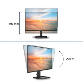 Écran Philips 1000 series 27E1N1600AE/00 écran plat de PC 68,6 cm (27") 2560 x 1440 pixels Quad HD LCD Noir