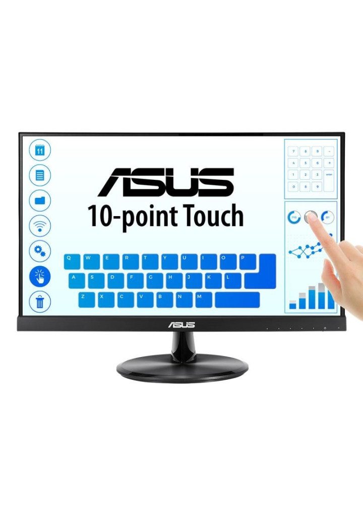 Écran ASUS VT229H écran plat de PC 54,6 cm (21.5") 1920 x 1080 pixels Full HD LED Écran tactile Noir (90LM0490-B02170)