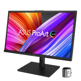 Écran ASUS ProArt PA27DCE-K écran plat de PC 68,3 cm (26.9") 3840 x 2160 pixels 4K Ultra HD OLED Noir (90LM0810-B01I70)