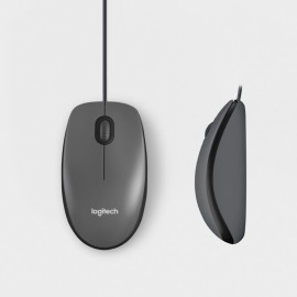 Souris Logitech M100 souris Bureau Ambidextre USB Type-A Optique 1000 DPI (910-006652)